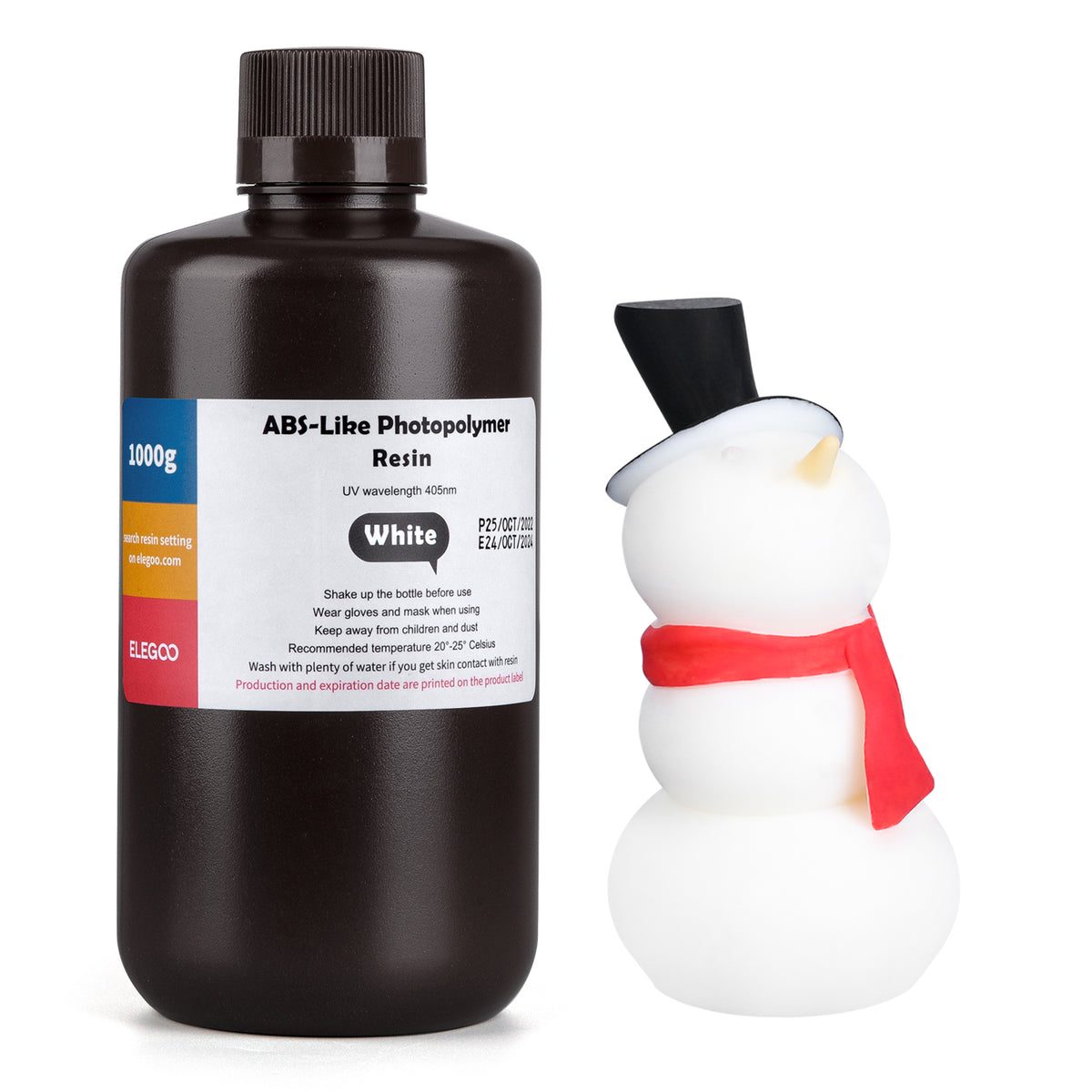 Elegoo ABS-Like Resin V1.0 – White 1 Litre