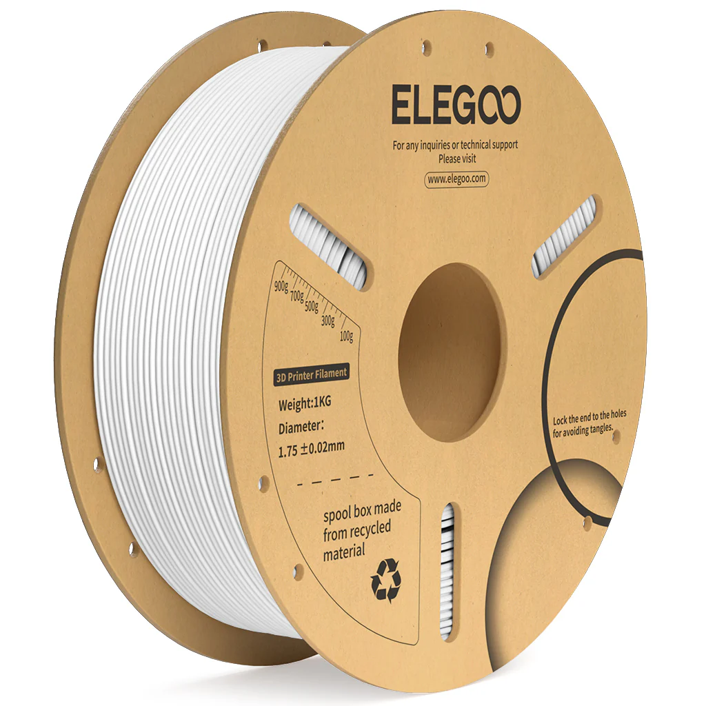 Elegoo PLA Filament – 1.75mm White 1kg