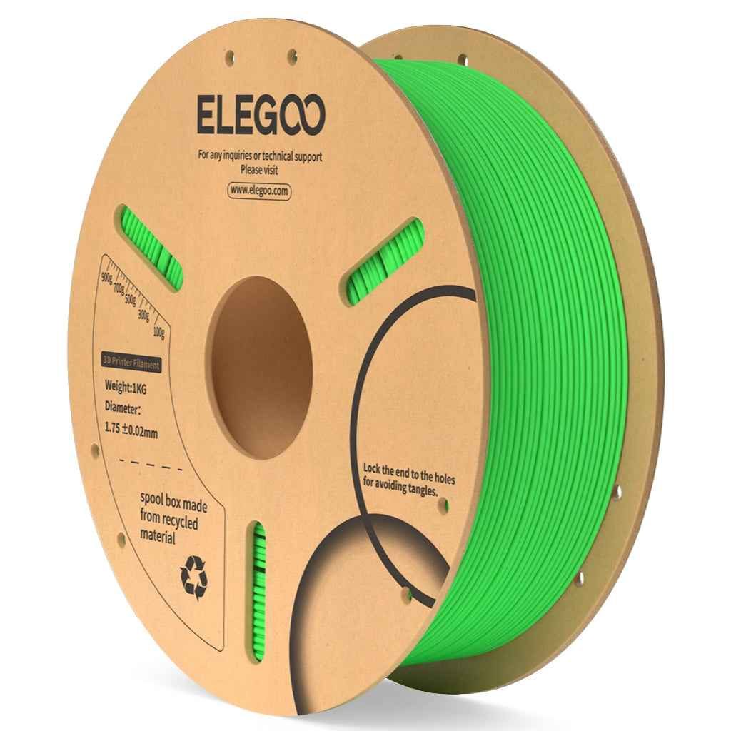 Elegoo PLA Filament – 1.75mm Neon Green 1kg