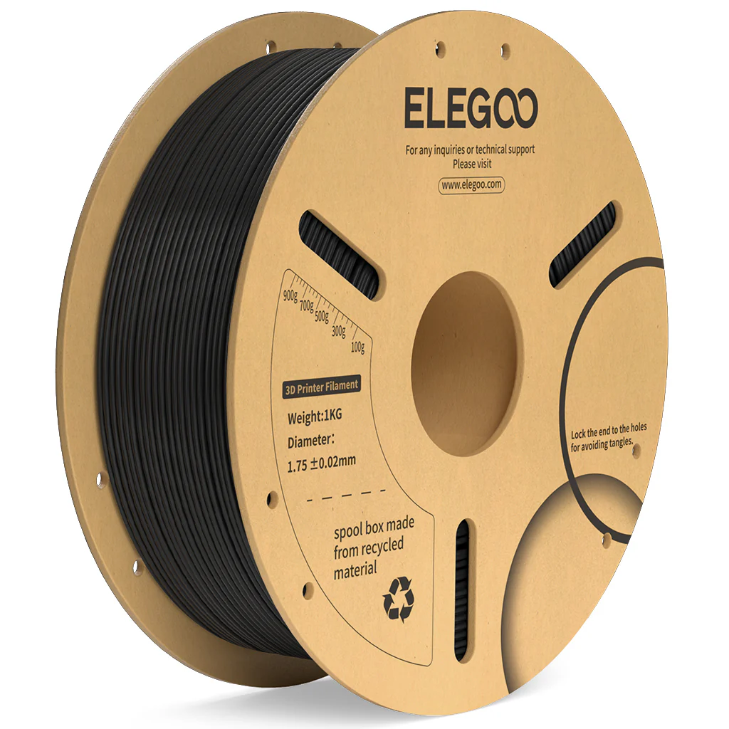 Elegoo PLA Filament – 1.75mm Black 1kg